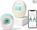 Willow Go - Hands Free Breast Pump - Wearable Breastfeeding Pump - Portable, Electric, Cordless, & 9 Levels of Hospital Grade Suction Strength - Postpartum Essentials - Double Breast Pump by TinyTreasures Baby Boutique