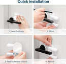 Inaya Door Lever Lock (2 Pack) – Child Proof Handle Locks, 3M Adhesive & Easy Installation for Home, Baby-Proof Locks for Kids Safety, Compatible with standard doors by TinyTreasures Baby Boutique