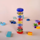 2 Pack Rainmaker Rain Stick Musical Instrument for Babies, Toddlers and Kids, 8 Inch Rainfall Rattle Tube Rainstick Shaker Toy by TinyTreasures Baby Boutique