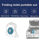 SunnySmile Travel Potty for Toddler, Portable and Foldable Toilet, Apply to Seat Emergency Toilet for Car, Camping, Outdoor, Indoor (green, large) by TinyTreasures Baby Boutique