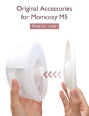 Momcozy Flange Lid Only Compatible with Momcozy M5 NOT for Others. Dust-Proof Flange Cover Original M5 Breast Pump Replacement Accessories, 1 Pack by TinyTreasures Baby Boutique