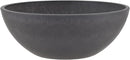 PSW Pot M30DC Collection Shallow Garden Bowl Low Planter for Succulents, Bonsai, Fairy Gardens, Herbs, 12-inch, Dark Charcoal by GreenHaven Gardens