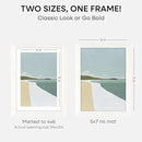 Homeforia White Picture Frames 5x7, High End Oak 5x7 Wooden Frame with Mat 4x6 Art, 5 x 7 White Wood Frames Matted to 4 x 6 inch Photo, 7by5 Wall or Tabletop Frame, Tempered Glass, Wall Kit, Set of 1 by CozyNest Decor