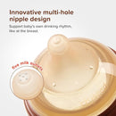 Thyseed Glass Natural Anti-Colic Baby Bottles | Newborn Breast Like Nursing Bottle for Breastfed Babies with Nipple(2-3 Months),5oz,1pack by TinyTreasures Baby Boutique
