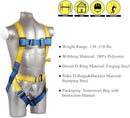 Fall Protection Safety Harness OSHA/ANSI Compliant,internal Shock Absorbing landyard&Hook by TinyTreasures Baby Boutique