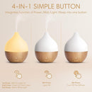 SALKING Essential Oil Diffuser, 100ml Small Aromatherapy Diffuser with Auto Shut-Off Function, Ultrasonic Diffusers for Essential Oils, Cool Mist Humidifier with Warm White Lights, for Office Home by TinyTreasures Baby Boutique