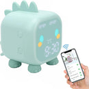Kids Alarm Clock Girls Green Dinosaur Alarm Clocks with Night Light Bluetooth Digital Alarm Clock for Kids Girls Children by TinyTreasures Baby Boutique