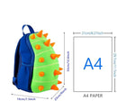 JiePai Dinosaur Toddler Backpack Waterproof 3D Cartoon Kids Backpack for Boys by TinyTreasures Baby Boutique