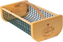Maine Garden Hod Basket for Vegetable Gardening and Harvest Gathering or Farmhouse Decor, Pine and Oak with PVC Wire Mesh, USA Made, 16 x 9 in, 8 quart by GreenHaven Gardens