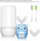 Kids Electric Toothbrushs U Shaped sonic Automatic Toothbrush with 4 Brush Heads, Six Cleaning Modes,Cartoon deer Modeling , full mouth toothbrush for baby by TinyTreasures Baby Boutique