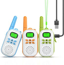 Walkie Talkies for Kids Rechargeable,Toys for Boys and Girls Ages 3-12, 3 Pack Long Range 2-Way Radios, Birthday Gifts,Christmas Stockings, Outdoor Play, Family Games, Hiking Camping Gear by TinyTreasures Baby Boutique