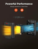 1000W Small Space Heater for Indoor Use, 2S Fast Heating, PTC Ceramic Electric Space Heater with 3 Modes, Thermostat, Overheated & Tip-Over Safety Protection, Portable Heater for Office and Bedroom by CozyNest Decor