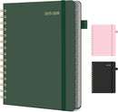 Planner 2025-2026 Weekly and Monthly, July 2025 - June 2026, Hardcover Spiral Bound with Tabs, Inner Pocket, A5 (6.3"x8.5") - Ideal for Teachers, Students & Professionals, Green by TinyTreasures Baby Boutique