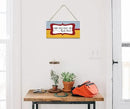 EDCTO Decorative Sign, Rustic Home Wall Art, 12 x 6 Inches, MDF Wood, Hanging Mount by CozyNest Decor