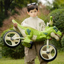 Dinosaur-Themed Toddler Balance Bike Toys for 2-7 Year Old Girls & Boys - Music & Lighting Effects, No-Pedal Training Bike, Best Gifts for Kids with Carbon Steel Frame & Adjustable Handlebar by TinyTreasures Baby Boutique