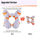 KAKIBLIN Baby Travel Pillow,Baby Neck Pillows for Car Seat,Upgraded Baby Head Pillow,Toddler Head and Neck Baby Support Pillow for Car Seat, Pushchair,Travel (Gray Fox) by TinyTreasures Baby Boutique