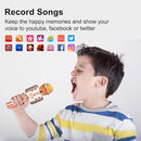 Microphone for Kids Voice Change Karaoke Microphone Kids Girl Gifts Handheld Wireless Bluetooth Microphone Home Party Favor Mic Microphones Kids Christmas Birthday Gifts by TinyTreasures Baby Boutique