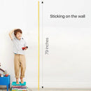 Growth Chart for Wall, Children Height Measurement,3D Removable Growth Height Chart,Splicing Height Ruler for Kids Baby Nursery 79 inch (Yellow) by CozyNest Decor