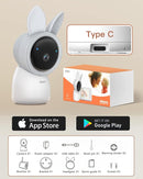 ARENTI Baby Monitor 2 Cameras, 2K Video Baby Camera with 5-Inch Upgraded Wireless Display, Super Night Vision, Lullabies, Cry & Motion Detection, Temp & Humidity Sensor, Two Way Audio by TinyTreasures Baby Boutique