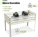KING BIRD Raised Garden Bed with Cover & Netting Galvanized Elevated Large Planter Box with Legs 48×24×56 in for Backyard, Patio, Balcony, 400lb Capacity, Beige by GreenHaven Gardens
