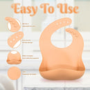 Silicone Baby Feeding Set 11 Pcs, Baby Led Weaning Supplies, Baby Feeding Supplies Set BPA Free, Baby Essentials for Newborn Gift Pink by TinyTreasures Baby Boutique