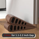JQK Rubber Door Stopper Wedge, Bronze 3 Pack Soft TPR Premium Door Stops for Bottom of Heavy Duty Door on Tile, Concrete, Carpet, Wooden Floor, DSB61-ORB-P3 by TinyTreasures Baby Boutique