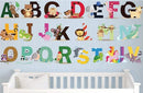 DEKOSH Animal Alphabet Kids Wall Decals - Peel & Stick Educational Baby Stickers for Playroom, Classroom Decoration by TinyTreasures Baby Boutique