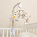 Musical Crib Mobile with 12 Lullabies, Rotating Arm and Detachable Plush Toys, Unisex Clip On Mobile for Standard Cribs, Baby Safe Materials for Sensory Development & Early Growth by TinyTreasures Baby Boutique