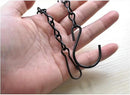 4 Pack 35 Inches Hanging Chains Black, Garden Plant Hangers, for Bird Feeders, Billboards, Chalkboards, Planters, Lanterns, Wind Chimes and Decorative Ornaments by GreenHaven Gardens