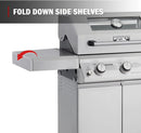 Monument Grills Larger 3-Burner Propane Gas Grills barbeque Stainless Steel Heavy-Duty Cabinet Style with Knob Controls, Outdoor Use, Mesa 300 by GreenHaven Gardens