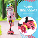 Hurtle 3-Wheeled Scooter for Kids - Wheel LED Lights, Adjustable Lean-to-Steer Handlebar, and Foldable Seat - Sit or Stand Ride with Brake for Boys and Girls Ages 1-14 Years Old by TinyTreasures Baby Boutique