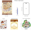 20 Sets DIY 3D Sticker Scenes for Adults Relief Stress, Cute Kawaii 3D House Sticker Therapy for Women Teen Girls Kids Pass The Time, Make Your Own Mini Room Scene Collection Book with Tweezer by TinyTreasures Baby Boutique