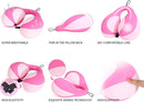 MOOB Kids Travel Pillow for Car Seat Kids Travel Neck Pillow U-Shape Car Seat Head Support Children Stroller Pillow Toddler Neck Pillow for Carseat Pink 3-12 Y/O by TinyTreasures Baby Boutique