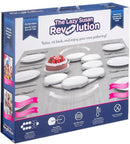 Full Set - White - The First Patented Lazy Susan Turntable Expandable for Rectangular & Oblong Tables - Kitchen & Dining Tables - Great Gift! Parties & Gatherings. by CozyNest Decor