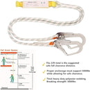 Fall Protection Safety Harness OSHA/ANSI Compliant,internal Shock Absorbing landyard&Hook by TinyTreasures Baby Boutique