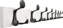 SKOLOO 43-Inch White Wood Coat Rack Wall Mount with 8 Triple Hooks - Ideal for Family Entrances, Classrooms, and Pet Supplies Storage - Perfect Coat Hooks for Wall, Pack of 2 by CozyNest Decor