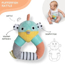 DINGLE DANGLE - Baby Gift Set - 3 in 1 Diaper Changing Helper Headband, Baby Mobile, & Sensory Rattle; Newborn Essentials Must Haves - Great Baby Registry or Shower Gift - Featured on Shark Tank by TinyTreasures Baby Boutique