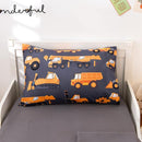 NTBED 4 Pieces Construction Toddler Bedding Set for Baby Boys, Truck Vehicles Excavator Cars Printed, Includes Comforter, Flat Sheet, Fitted Sheet and Pillowcase,Grey by TinyTreasures Baby Boutique