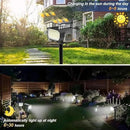 Solar Spot Lights Outdoor Waterproof IP65, 6 Pack Landscape Spotlights with 46 LEDs, 3 Modes Auto On/Off Solar Powered Flood Lights for Outside Pathway, Yard, Garden, Walkway (Cool White) by CozyNest Decor