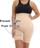 Seamless Maternity Shapewear, Prevent Thigh Chaffing, Pregnancy Belly Support, S-5XL by TinyTreasures Baby Boutique