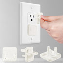 Outlet Covers Baby Proofing, 60 Pack Child Proof Plug Socket Covers Electric Plug Protectors Safety Caps with Hidden Pull Handle, for US 3-Prong, Classic by TinyTreasures Baby Boutique