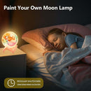 HOLA Paint Your Own Moon Lamp Kit, 2025 Update USB Rechargeable Remote Control, DIY Arts Supplies and Crafts Kit, Ages 6 7 8 9 10 11 12 13 Year Old Girls Boys Kids Birthday Gifts by TinyTreasures Baby Boutique