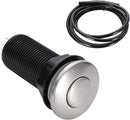 RQYEKDO Garbage Disposal Air Switch Kitchen Sink Top Long Stainless Steel Brushed Nickel Long 2.5" for Food and Waste Disposal On/Off Air Button Parts by CozyNest Decor