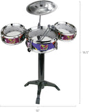 MTV Desktop Drum Set – Officially Licensed Mini Drum Kit for Kids & Adults Ages 6+, Compact Tabletop Percussion by Well Played by TinyTreasures Baby Boutique