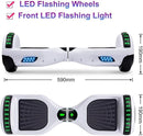 SISIGAD Scooters for Kids Ages 6-12, with Built-in Bluetooth Speaker and 6.5" Colorful Lights Wheels, Safety Certified Self Balancing Scooter Gift for Kids by TinyTreasures Baby Boutique