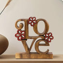 Decozen Gifts for Mom - Wooden Love Letters Sculpture - Mother's Day Birthday Gifts, Home, Office, Living Room, Shelf, Fireplace, Farmhouse, Tabletop, Boho and Mantle Decor - Mothers Day Decorations by CozyNest Decor
