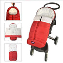 Waterproof Anti-Kick Footmuff for Stroller,350g Filling Anti-Freeze Stroller Bunting Bag Front Height Adjustable,Foot Area Opens Stroller Footmuff by TinyTreasures Baby Boutique
