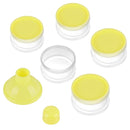 Accmor Formula Dispenser On The Go, 5 Compartments Stackable Formula Container for Travel, Baby Milk Powder Kids Snack Container, BPA Free by TinyTreasures Baby Boutique