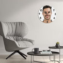 Generic Custom Clocks for Walls Personalized Clocks with Photo Text Logo Silent Non Ticking Round Decoration for Kitchen Wedding Friend Family Lover, 12x12Inch by TinyTreasures Baby Boutique