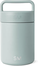Simple Modern Food Jar for Hot Food | Reusable Stainless Steel Vacuum Insulated Leak Proof Lunch Storage for Smoothie Bowl, Soup, Oatmeal | Provision Collection | 12oz | Sea Glass Sage by TinyTreasures Baby Boutique